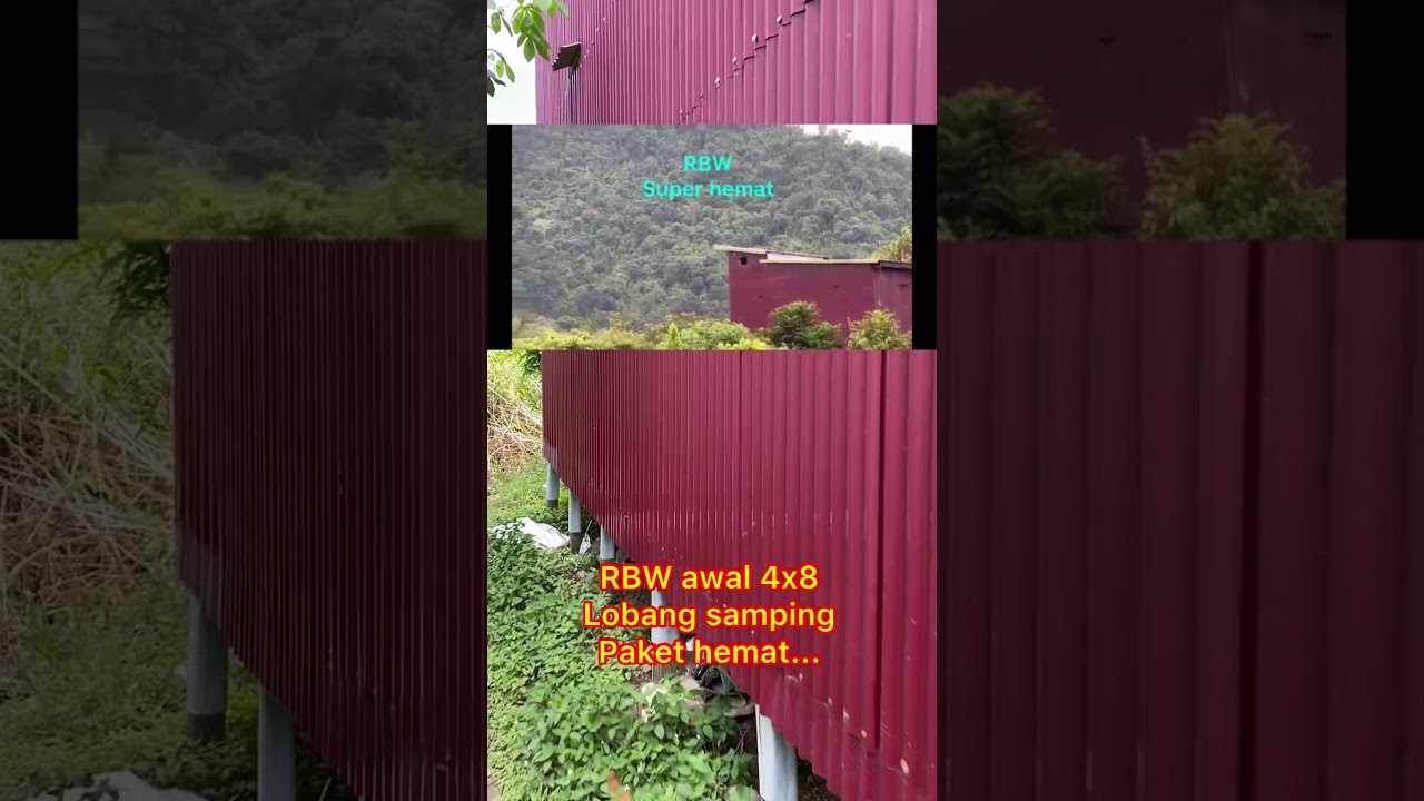 RBW paket hemat 4x8 di rombak jadi 12x12 Lobang Naga