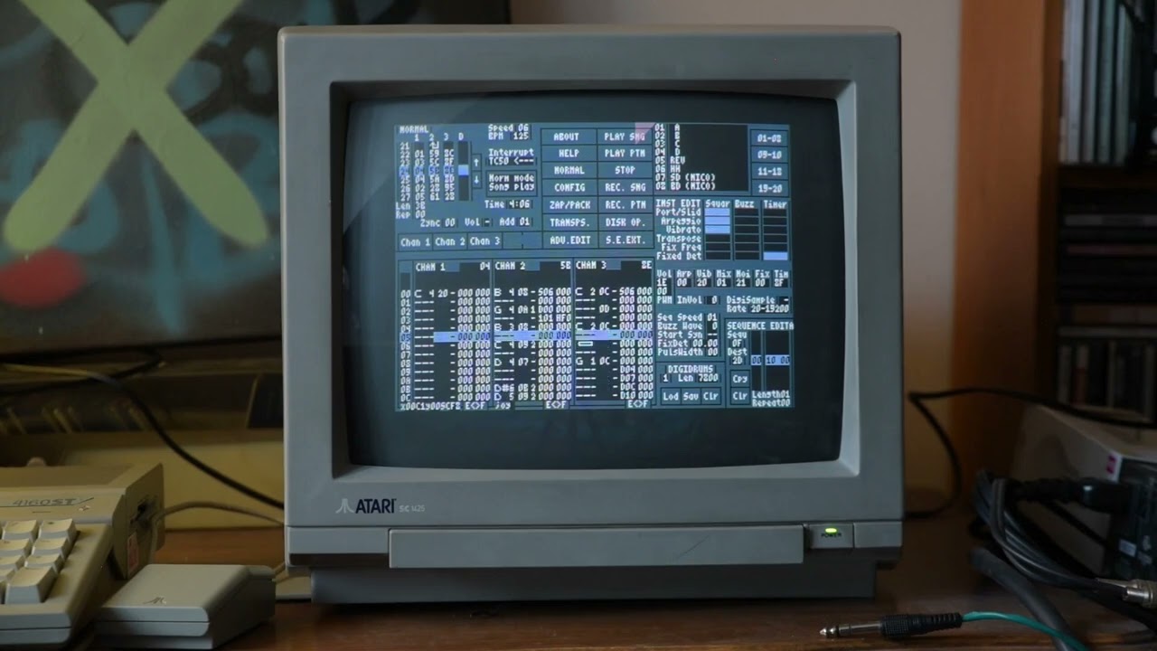 🎹 YQN - Bilbo The Low Bit // maxYMiser ❄️ Atari ST ❄️ Hardware render