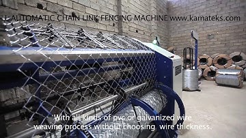 KMS-1400 FULL AUTOMATIC CHAIN LINK FENCE MACHINE