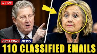 Hillary Clinton FREEZES Under Oath After John Kennedy Brings Up 110 Classified Emails