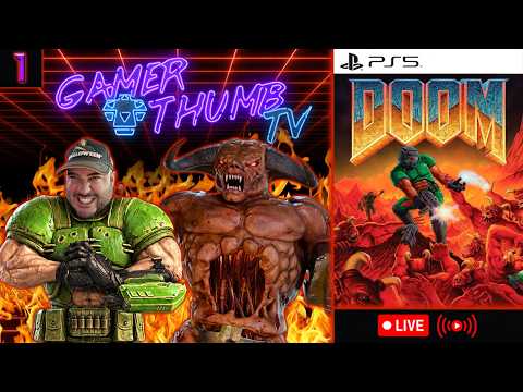 Doom Classic & Doom II | Ultra-Violence Live Stream #1 | Hell on Mars
