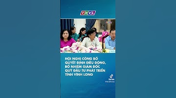 Công bố Quyết định điều động, bổ nhiệm Giám đốc Quỹ đầu tư phát triển tỉnh Vĩnh Long