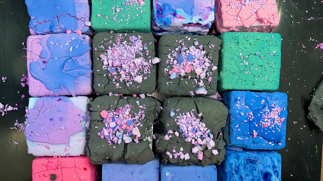 Assorted Pasted Gym Chalk Blocks - YouTube