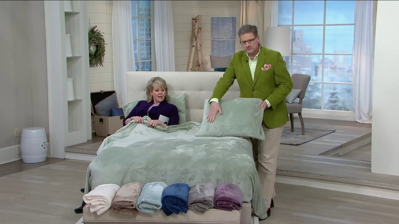 Berkshire Blanket Velvet Soft Cozy Sheet Set on QVC YouTube