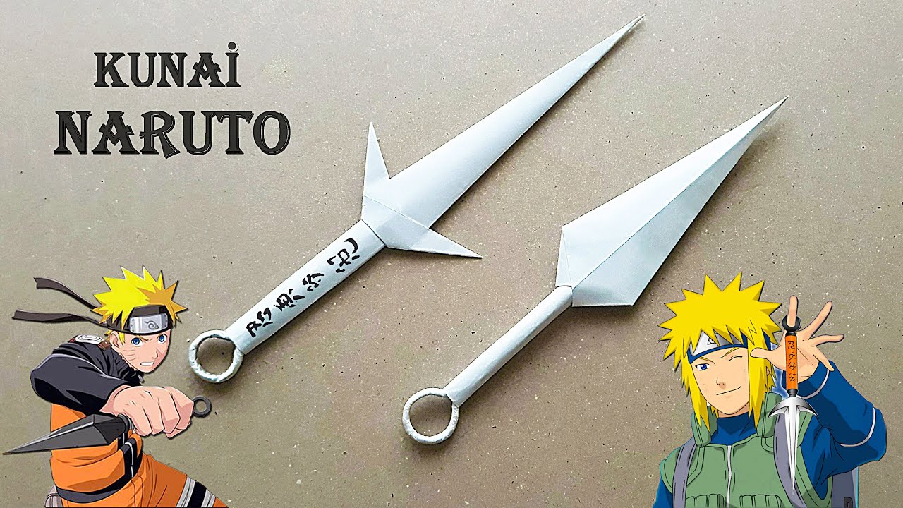 Naruto Kunai Paper Knife Origami #naruto #narutokunai #ninjaweapons #k, origami world
