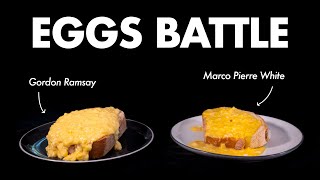 Who Makes The Best Scrambled Eggs?! Gordon Ramsay vs Marco Pierre White!