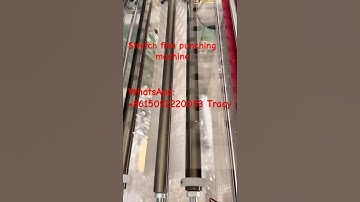 Stretch film punching machine #punchingmachine #perforación #perforator #holemaking #stretchfilm