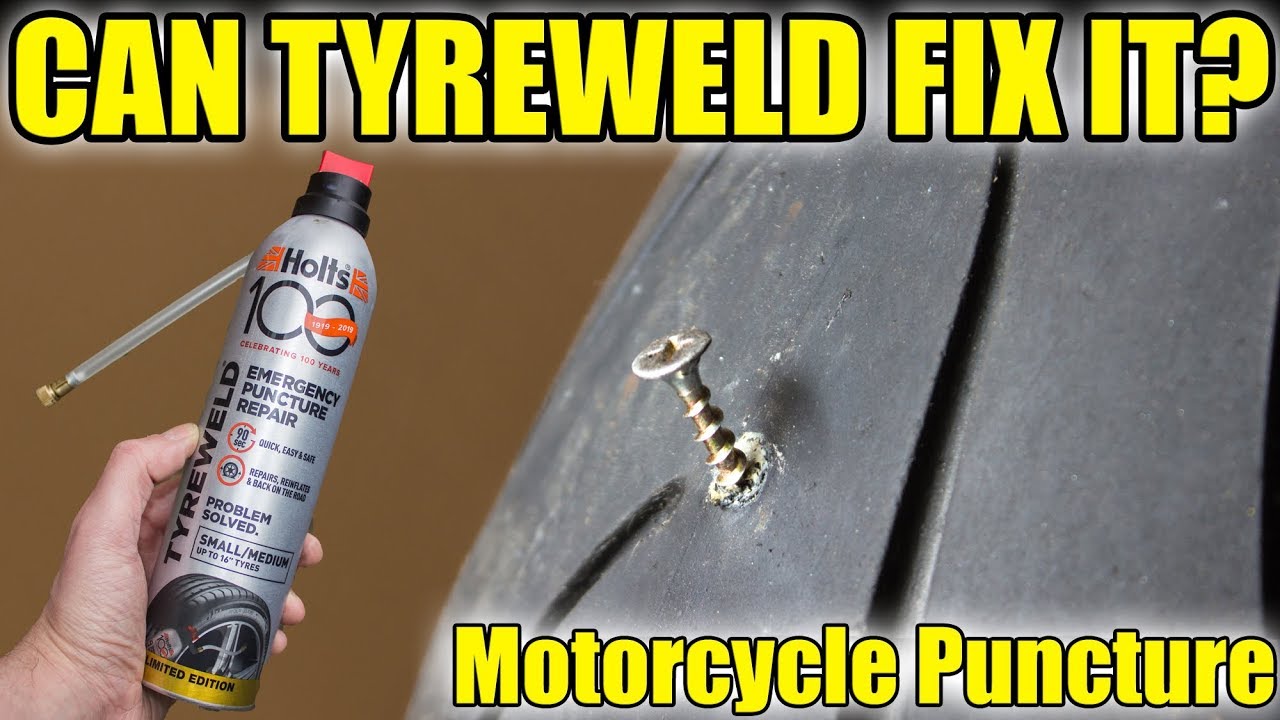 Can Tyreweld fix a Motorcycle Puncture? YouTube