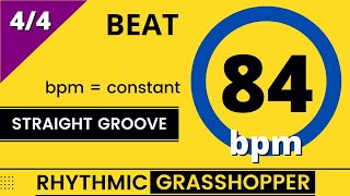 beat trainer | 84 bpm | constant | standard groove