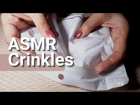 *ASMR* 5 TINGLY CRINKLING TRIGGERS THAT RELAXES YOU | For Sleep & Background Noise | No Talking