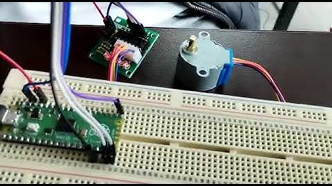 Raspberry Pi pico control de un motor paso a paso
