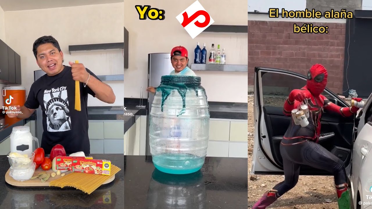 EL HOMBRE ARAÑA BÉLICO | LAS MEJORES COMEDIAS DE PAKOYASO TIKTOK | NO PARARAS DE REIR
