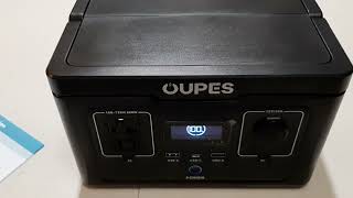 OUPES Exodus 600 - Affordable Compact Solar Generator
