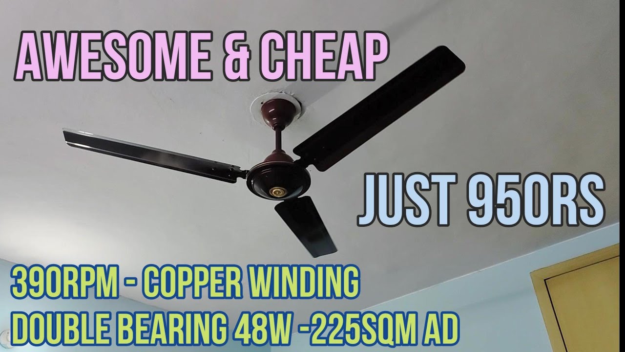 Activa Apsara Ceiling Fan Unboxing & Review 🌀 | Best Budget-Friendly Fan in 2024?