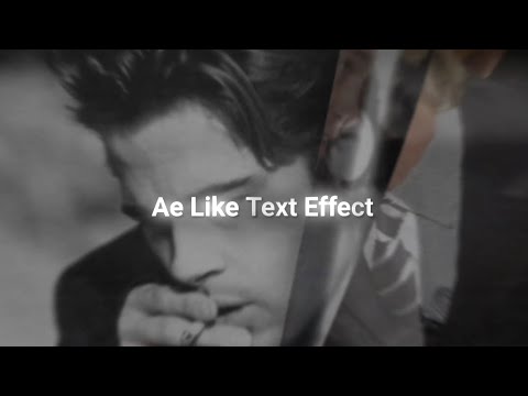 Ae Inspired like Text Effect tutorial in Alight motion || edit - YouTube