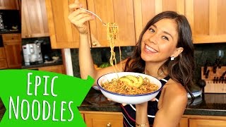 HEALTHY LUNCH OR DINNER RAW VEGAN PASTA