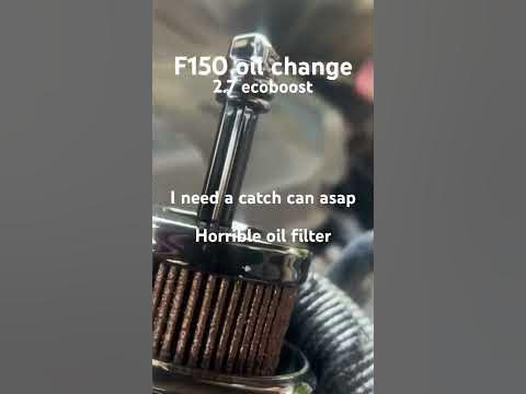 F150 2.7 ecoboost oil change (simple) - YouTube