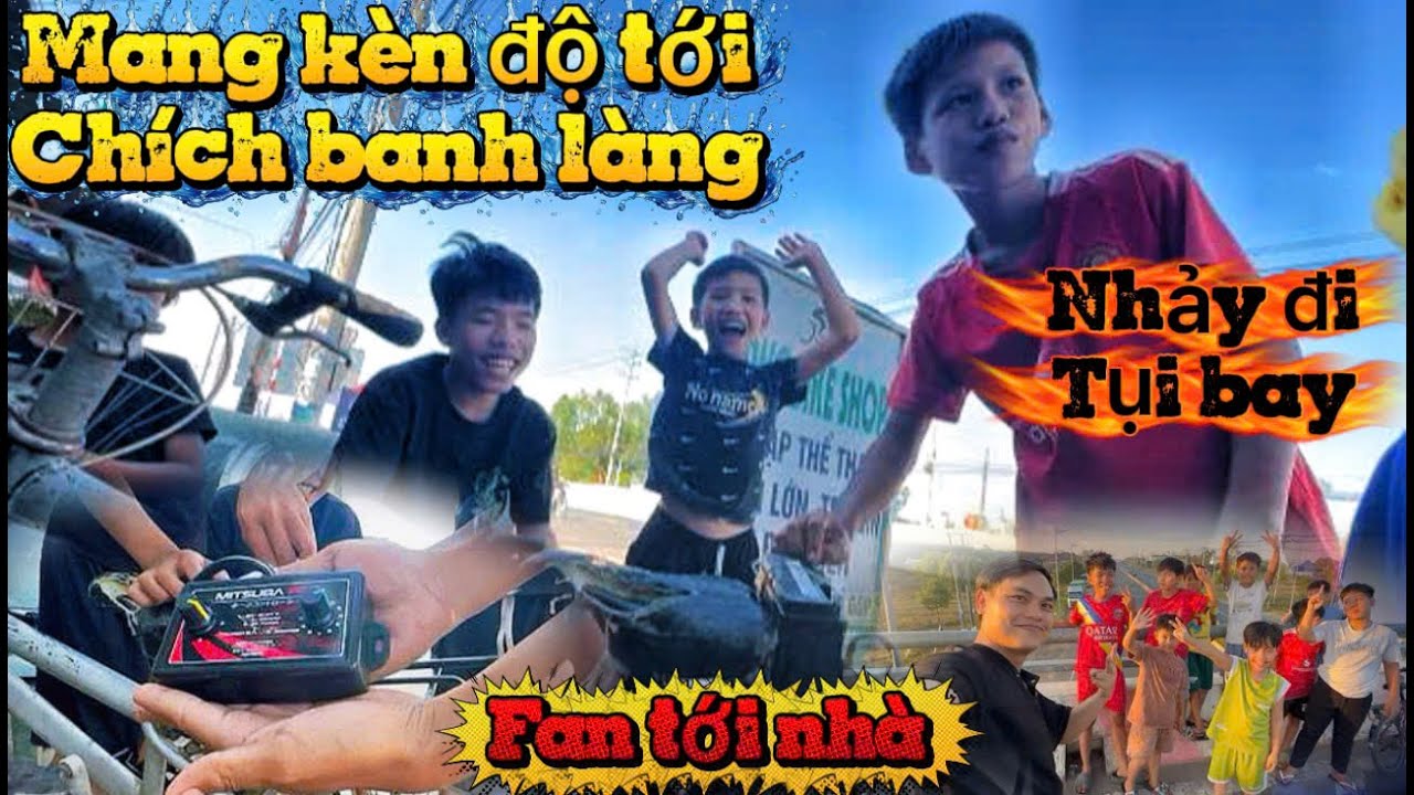 Fan mang kèn độ tới nhà Benvlog chích banh làng