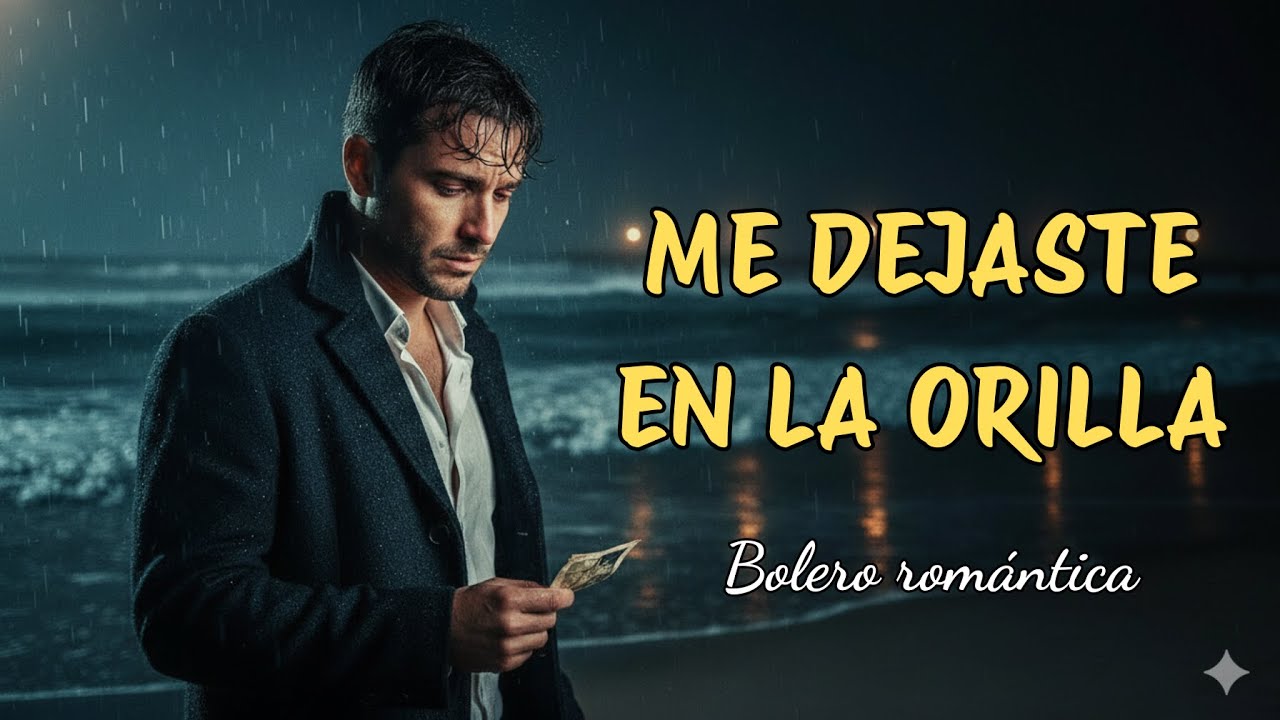 ME DEJASTE EN LA ORILLA | Bolero Romántico | Canción de Desamor | Voz Masculina #bolero #music #amor