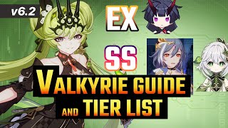Honkai v6.2 Best Valkyries and Tier List