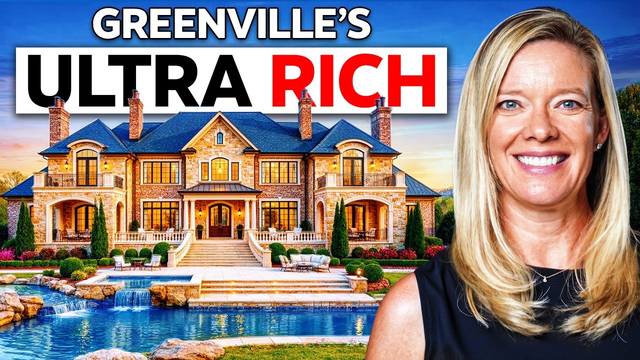 Где живут сверхбогатые в Гринвилле, Южная Каролина.