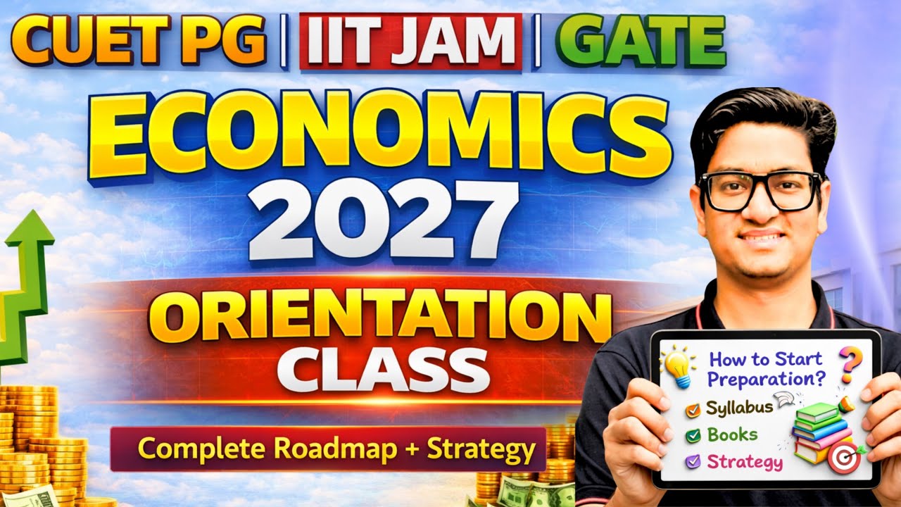 NviNomics CUET PG ECONOMICS IIT JAM 2027 Batch || Orientation Class || Syllabus Books & Strategy! 
