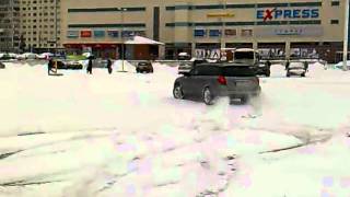 Subaru Outback 3.0 snow drift (part 3)