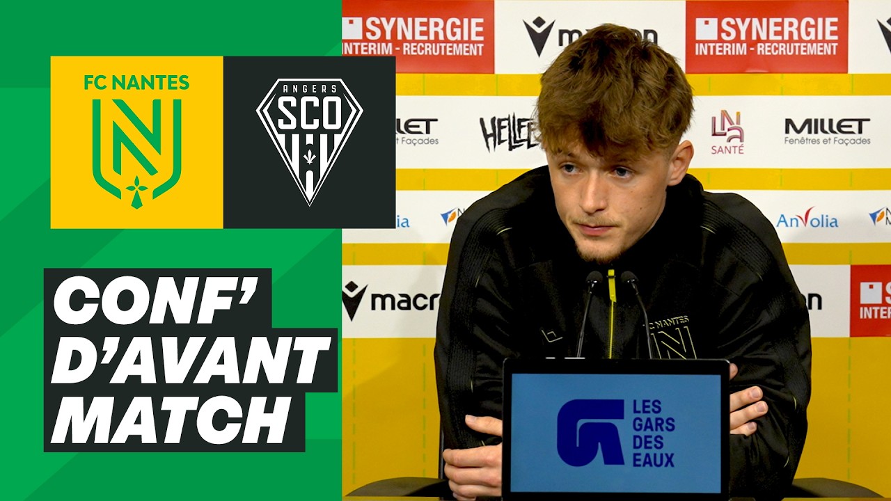 🎥🎙️ [J25] Johann Lepenant avant FC Nantes - Angers SCO