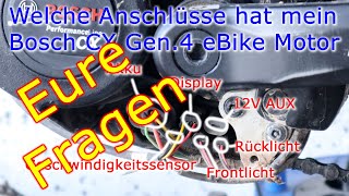 Eure Fragen - Bosch CX Gen4 eBike-Motor, welche Anschlüsse hat er...? screenshot 2