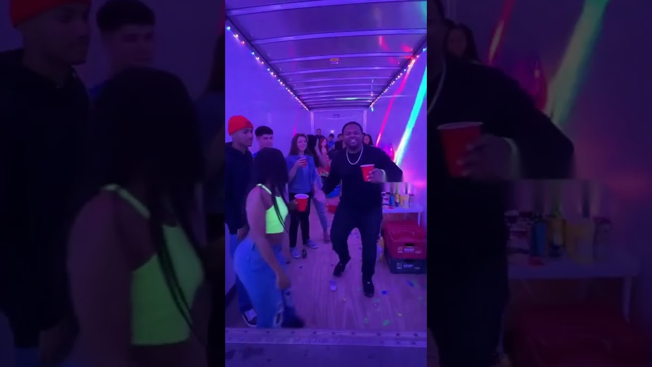 Hidden party in the Truck! 🪩🚛 