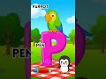 Learn Letter P | Capital &amp; Small P | ABC Alphabet Series for Kids | Preschool Learning #shorts