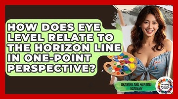 How Does Eye Level Relate To The Horizon Line In One-point Perspective?