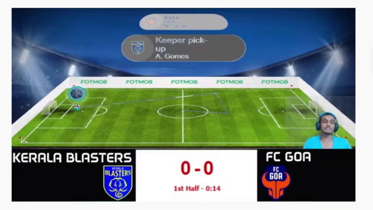ISL LIVE Kerala Blasters vs FC Goa Indian Super League Match 68v