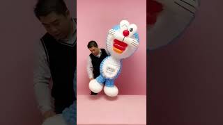 Make Doraemon Robot Cat With Balloons Creative Balloon Twist