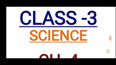 CLASS -3 SCIENCE CH-4 SOIL ,Part -1