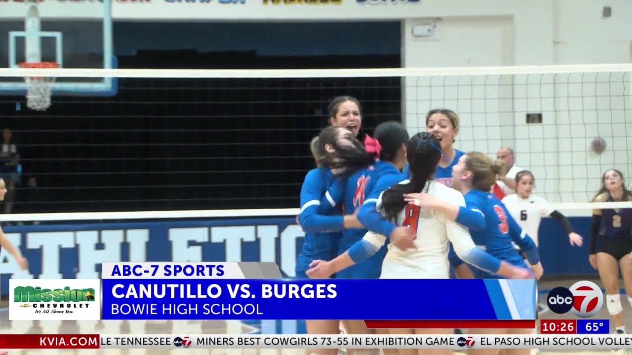 El Paso High School Volleyball Playoff Schedule YouTube