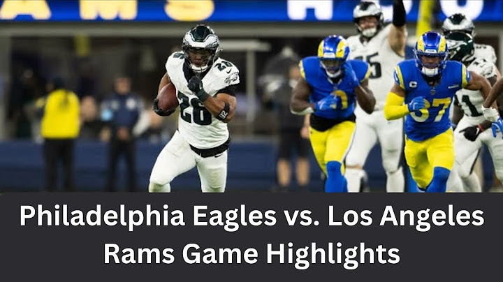 Philadelphia Eagles vs  Los Angeles Rams Game Highlights #nfl #football #steelers