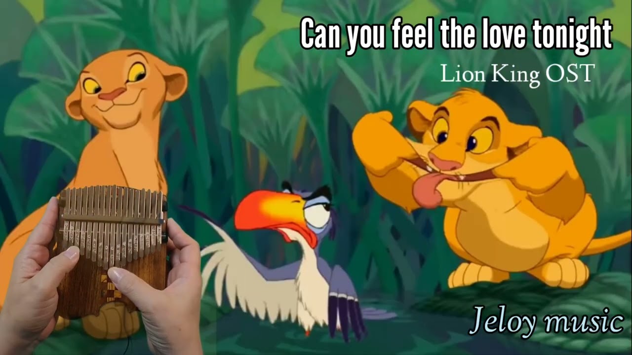 Can you feel the love tonight_Lion King OST_kalimba - YouTube