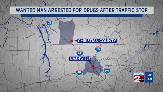 Wanted man arrested for drugs after traffic stop in KY