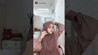 Tutorial Pashmina Syari Untuk Gamis