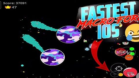 MACRO BUTTON + DESTROYING CLAN WITH FAST MACRO IOS AND ANDROID(AGARIO. MOBILE)