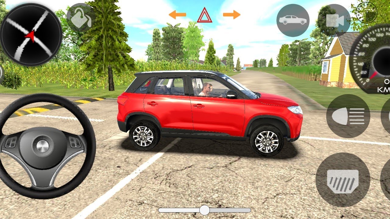 indian car simulator 3d vitara brezza new gameplay | vitara brezza car driving simulator game