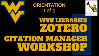 Zotero tutorial (1/5) Orientation