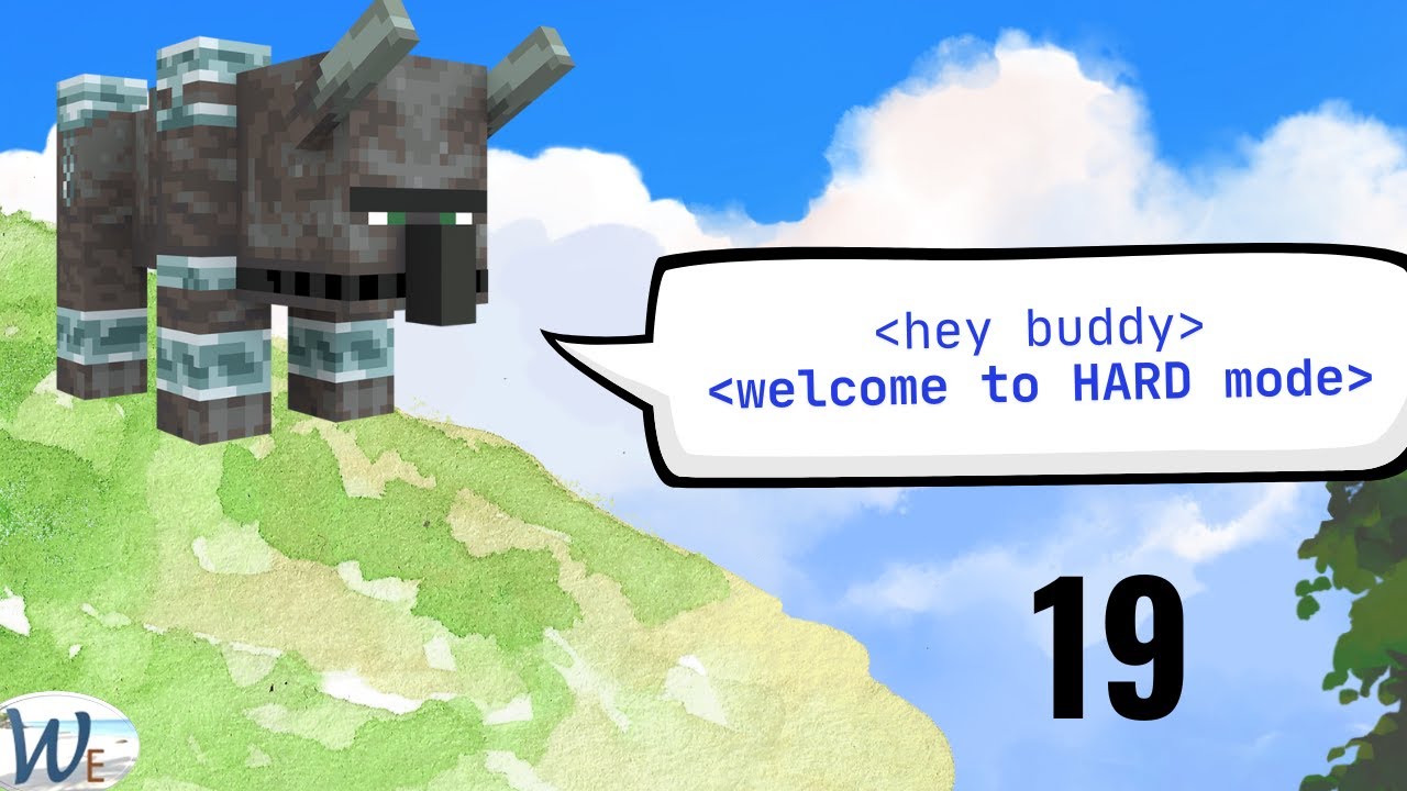 Minecraft Series on Vanilla Hard Mode (Ep. 19 no commentary)