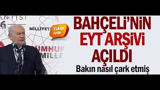 Bahçeli̇ Bakin Ne Demi̇ş Bir Zamanlar Mhp Eytlilere Neler Neler Vaadetmiş