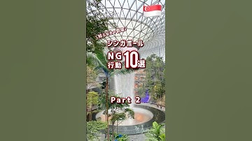 【シンガポール旅行前に絶対チェック🇸🇬】罰金対象もあるNG行動、いくつ知ってる？🚫#shorts #海外旅行 #シンガポール