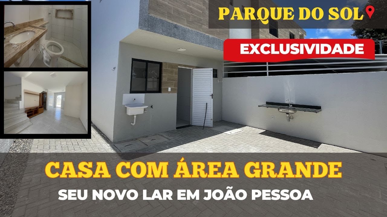 CASA COM ÁREA GRANDE  - Oportunidade em João Pessoa -  