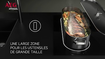 Table induction Maxisense AEG - fonction Bridge