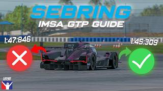 HOW TO DO SEBRING IN iRacing | IMSA GTP Track Guide & Tips