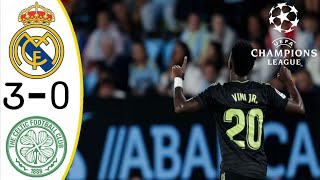 Real Madrid Vs Celtic 3-0 Extended Highlights & All Goals 2022 Hd- Champions League
